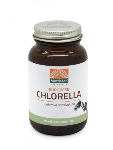 Mattisson Europese chlorella capsules 775mg bio