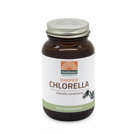 Mattisson Europese chlorella capsules 775mg bio