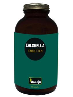 Hanoju Bio chlorella tabletten flacon glas