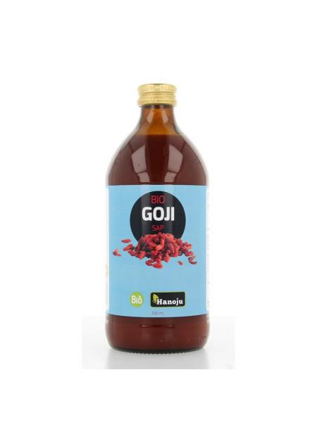 Hanoju Goji premium 100% sap glas fles bio