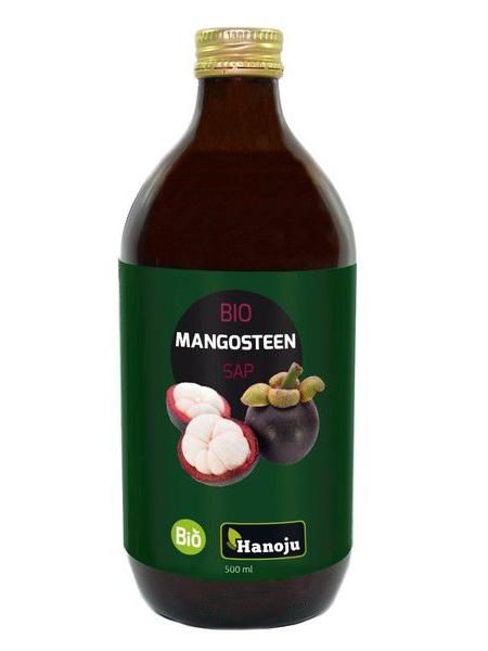 Hanoju Bio Mangosteensap troebel