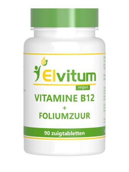 Elvitaal/elvitum Vitamine B12 1000mcg + foliumzuur