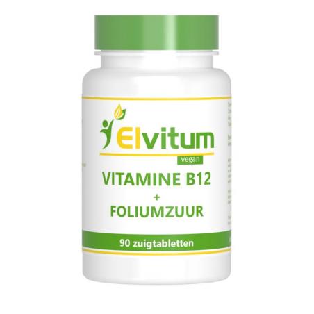 Elvitaal/elvitum Vitamine B12 1000mcg + foliumzuur