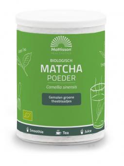 Mattisson Matcha powder poeder green tea bio