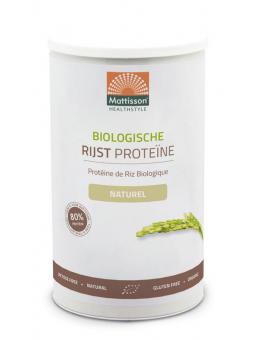 Mattisson Rijst proteine naturel vegan 80% bio