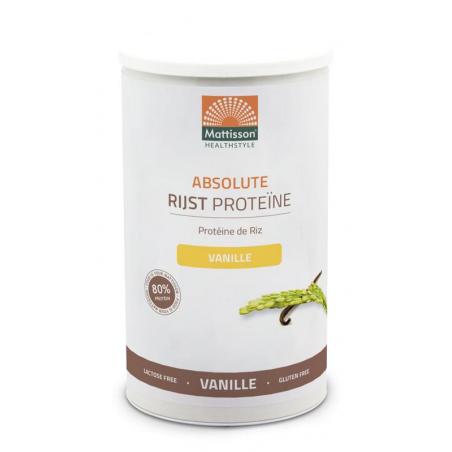 Mattisson Absolute rijst proteine vanille vegan 80% bio