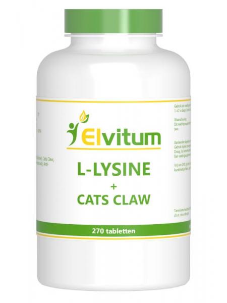 Elvitaal/elvitum L-Lysine cats claw