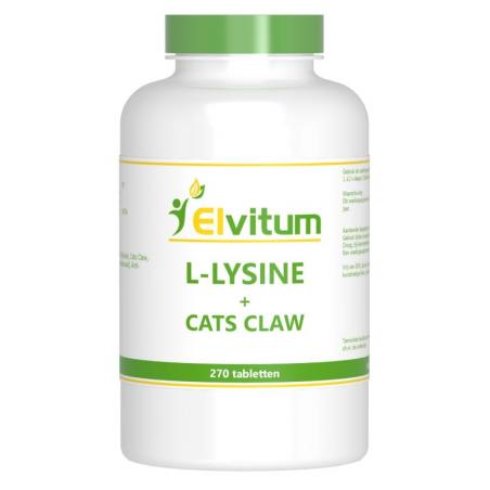 Elvitaal/elvitum L-Lysine cats claw