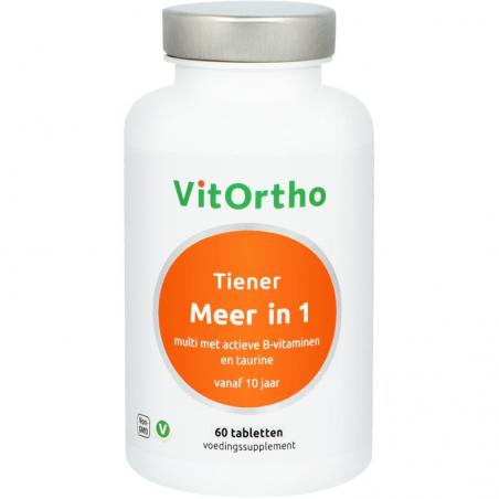 VitOrtho Meer-in-1 Tiener – Multi voor groei & concentratie | Vits & Min