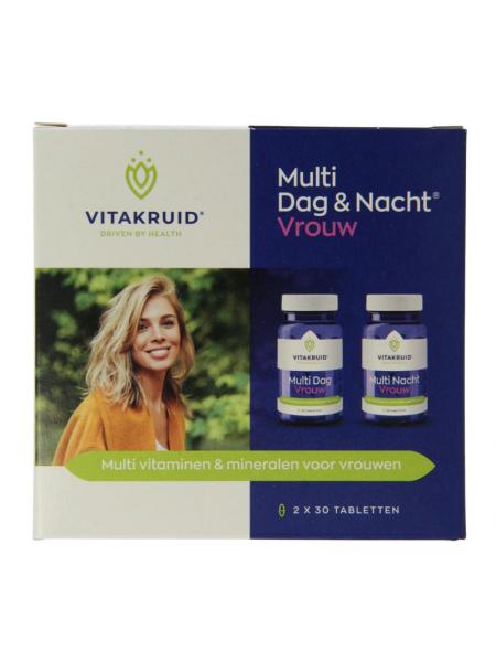 Vitakruid Multi dag & nacht vrouw 2x30 tabletten