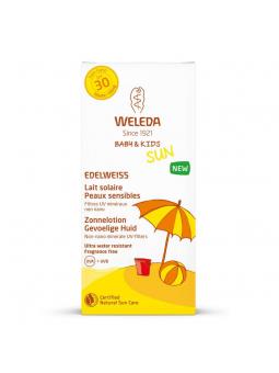 Weleda Edelweiss zonnelotion gevoelige huid SPF30