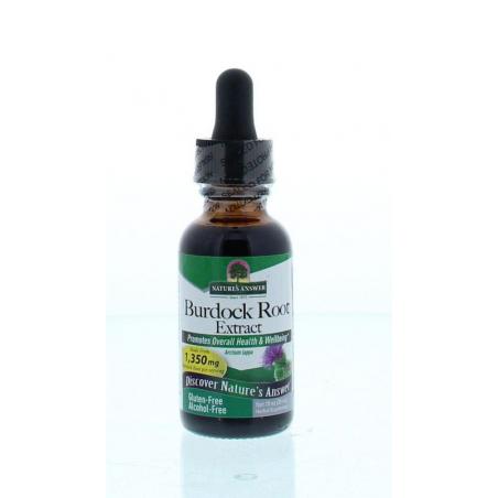 Natures Answer Burdock grote klit extract alcoholvrij