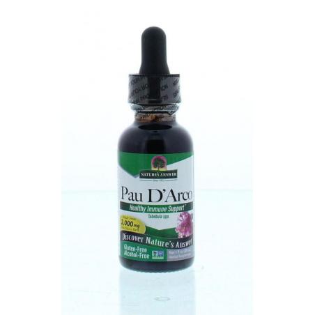 Natures Answer Pau d'arco extract alcoholvrij