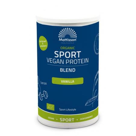 Mattisson Organic sport vegan protein blend vanille