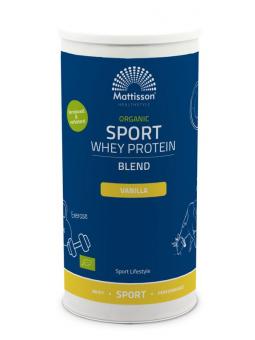 Mattisson Organic sport whey protein blend vanille