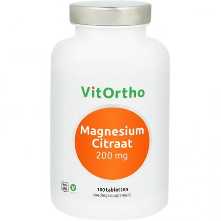 Vitortho Magnesium citraat 200 mg