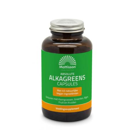 Absolute Alkagreens Capsules 540mg - Voedingssupplement voor pH-balans | Vits & Mins