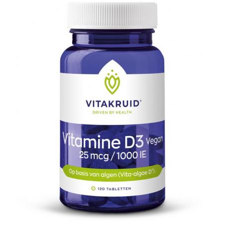 Vitakruid Vitamine D3 Vegan 25mcg /1000IE