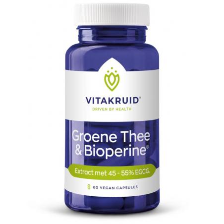 Vitakruid Groene thee extract 500 mg met bioperine