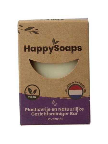 Happysoaps Gezichtreiniger bar lavendel