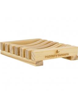 Happysoaps Shampoo bar/zeep houder van licht hout