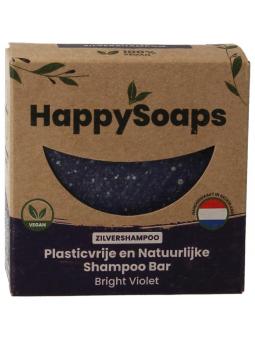 Happysoaps Shampoo bar bright violet