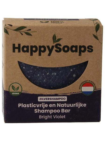 Happysoaps Shampoo bar bright violet