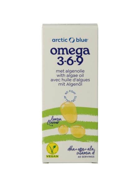 Arctic Blue Hennepzaad- en algenolie DHA, EPA, ALA en vitamine