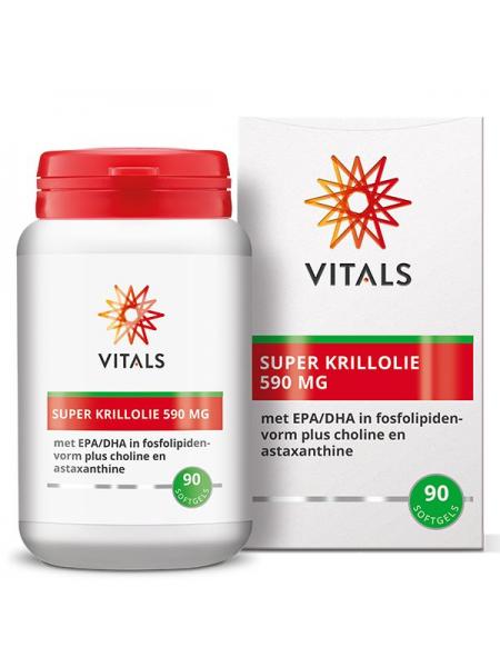 Vitals Super Krillolie 590mg kopen | Vits & Mins
