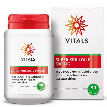 Vitals Super Krillolie 590mg kopen | Vits & Mins