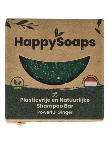 Happysoaps Shampoo bar powerful ginger