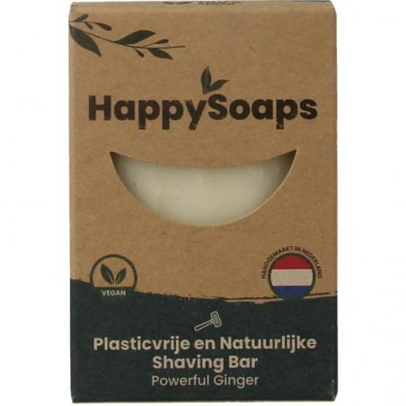 Happysoaps Shaving bar powerful ginger