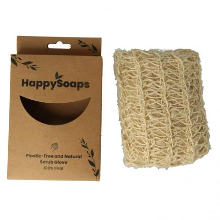 Happysoaps Scrub handschoen sisal katoen