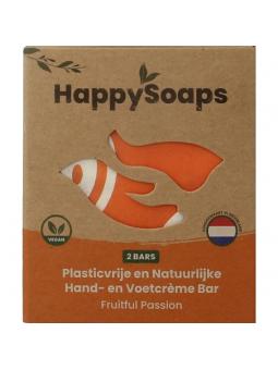 Happysoaps Hand & voetcreme bar fruitful passion