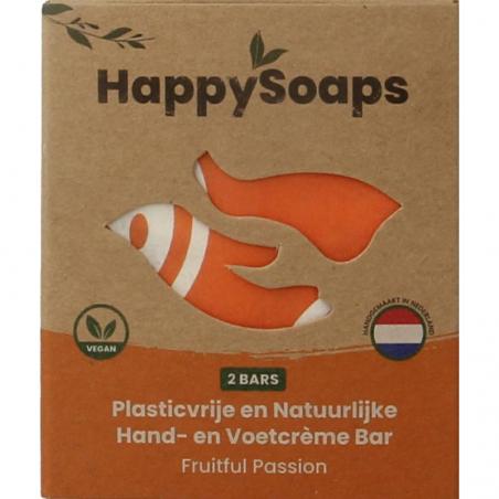 Happysoaps Hand & voetcreme bar fruitful passion