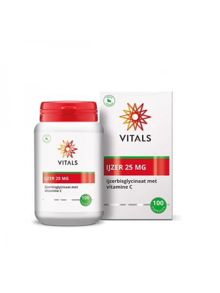 Vitals IJzer 25 mg met Vitamine C