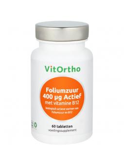 Vitortho Foliumzuur 400 mcg met vitamine B12