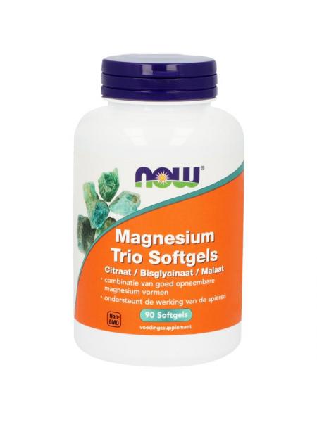 NOW Magnesium trio softgels