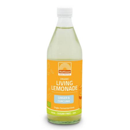 Mattisson Living lemonade ginger & curcuma bio