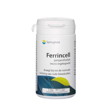 Springfield Ferrincell 44 mg - ijzer pyrofosfaat 5 mg