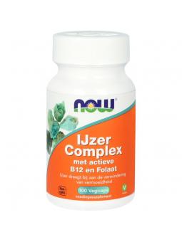 NOW IJzer Complex met actieve B12 en folaat