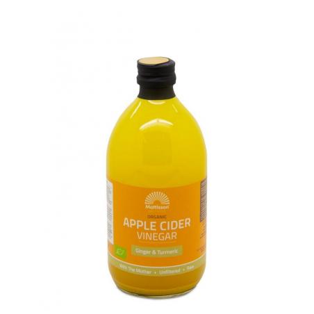 Mattisson Apple cider vinegar ginger&turmeric appelazijn bio