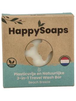 Happysoaps 3-in-1 Travel wash beach