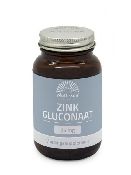 Mattisson Zink gluconaat 25mg