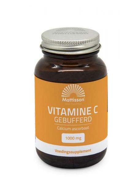 Mattisson Vitamine C gebufferd 1000mg calcium ascorbaat