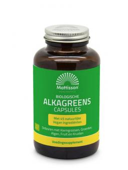 Mattisson Biologisch Alkagreens Capsules - Voedingsrijke pH-balansondersteuning | Vits & Mins