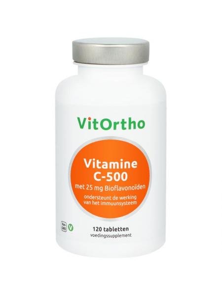 Vitamine C-500 met 25 mg bioflavonoiden