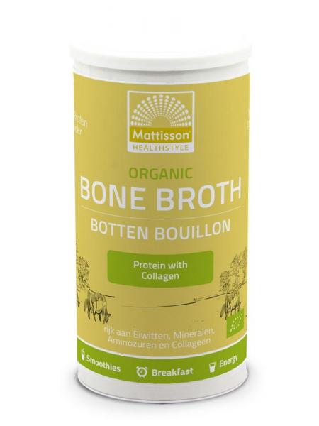 Organic beef bone broth botten bouillon bio