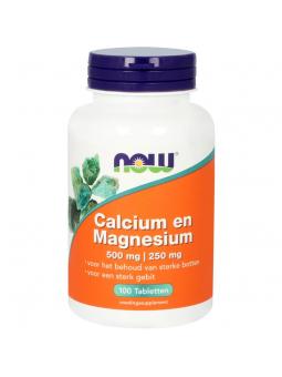 Calcium 500 mg en magnesium 250 mg